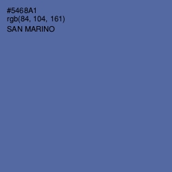#5468A1 - San Marino Color Image